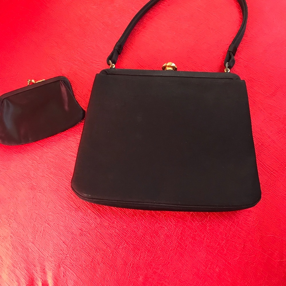 Vintage Black Evening Bag